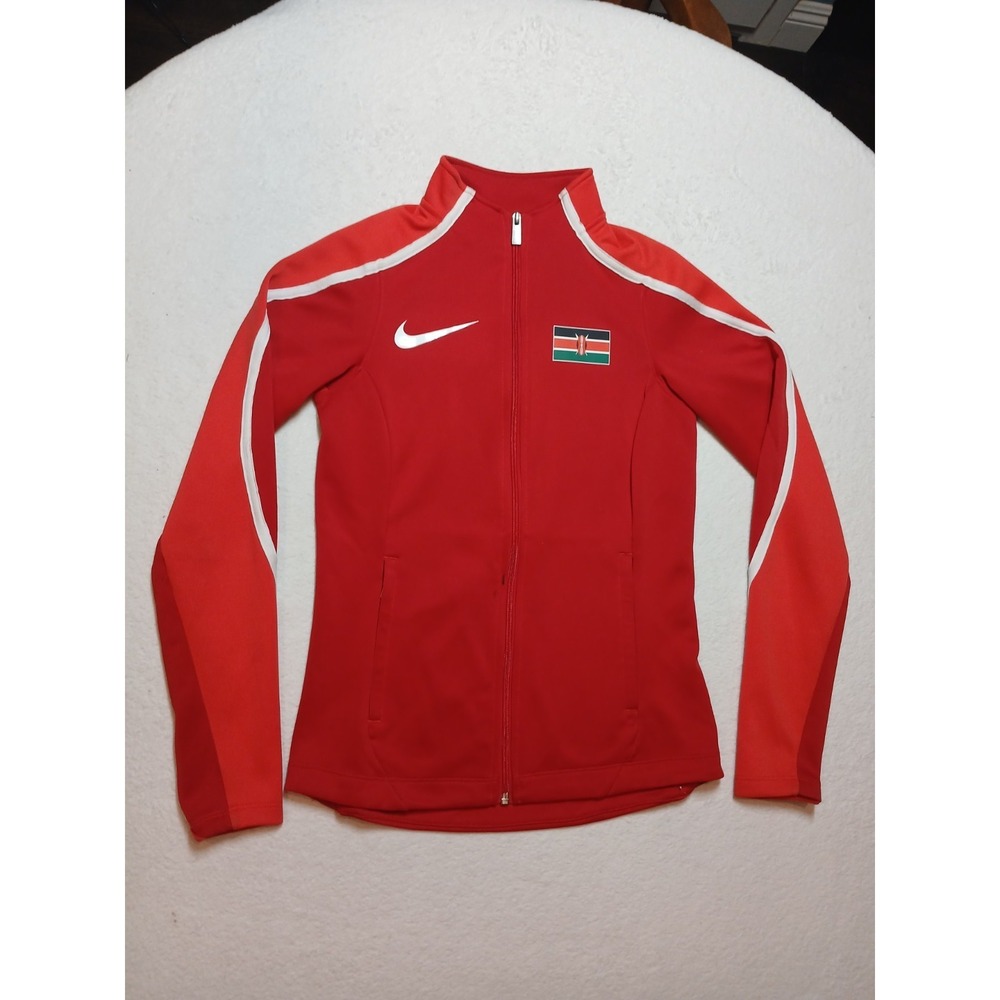 Kenya Nike Pro Elite Running Olympic Red Long Sleeve Track Jacket Size Small‎